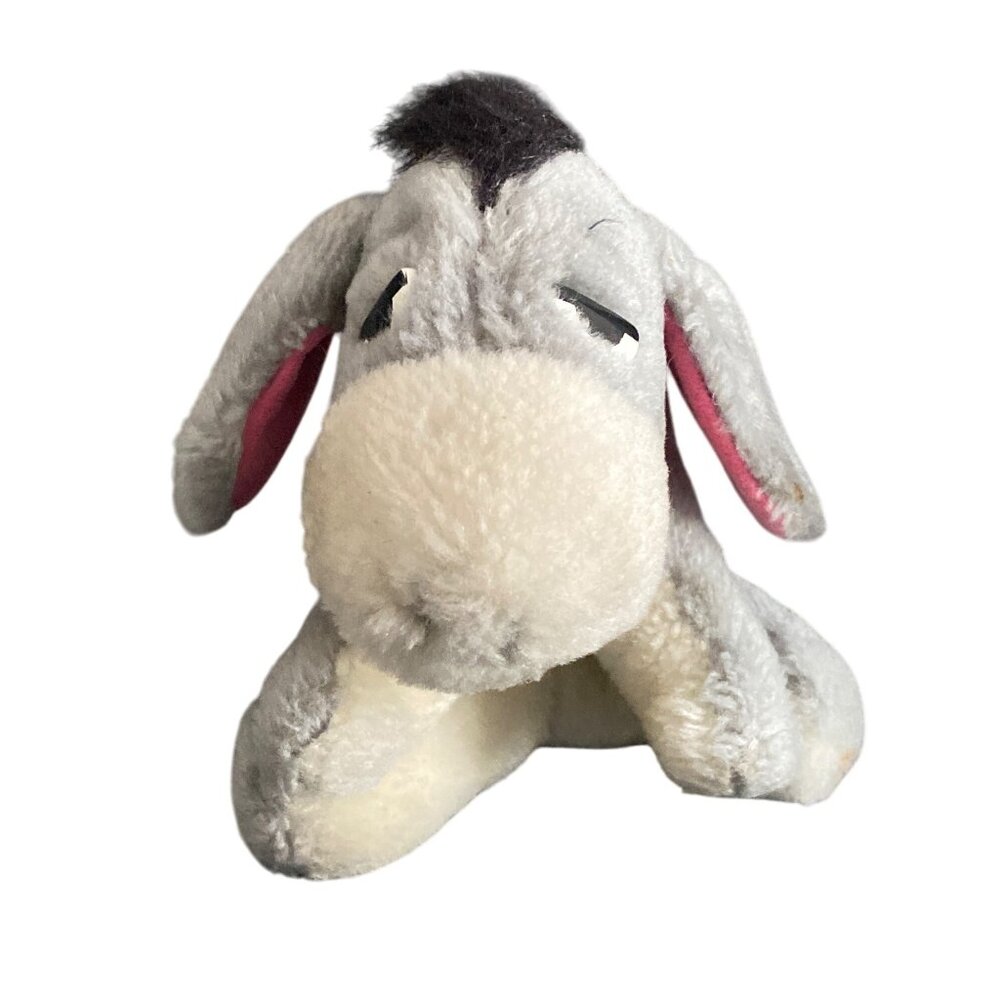 Sears Walt Disney Eeyore Plush Lovey Stuffed Animal 1991 Winnie the Pooh VTG